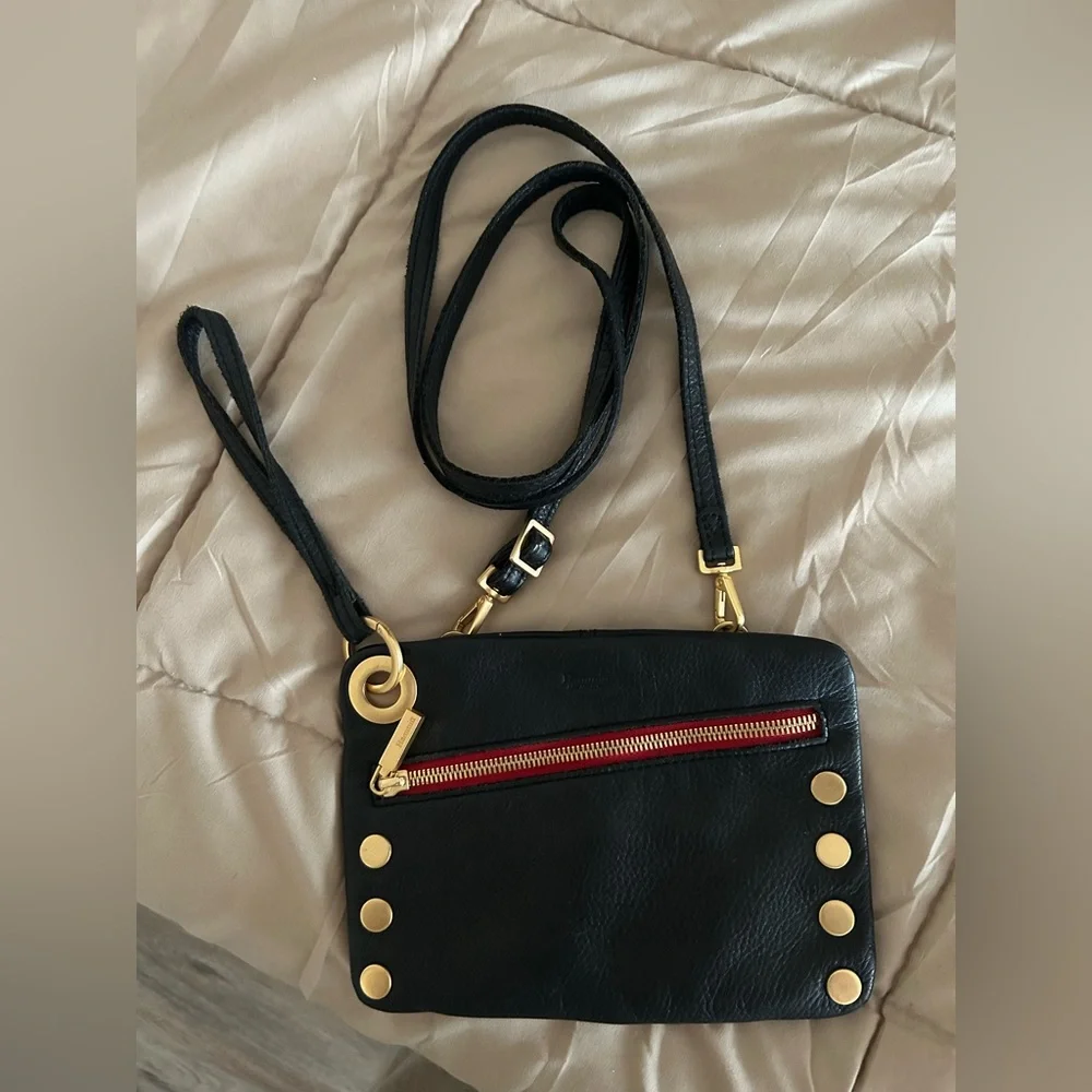 Hammitt Black Crossbody Bag with Gold Details - Picture 2 of 4
